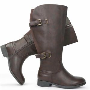 Women’s Classic Extra Wide Calf Knee High Boots Sz 7